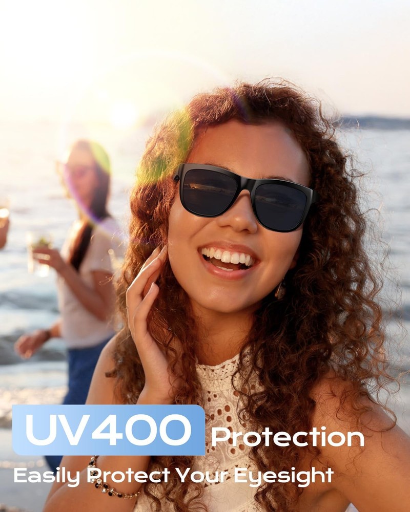 Lentes Inteligentes Gafas De Sol Con Altavoz Auriculares y Microfono Bluetooth