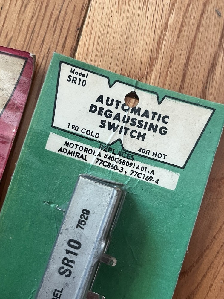 2 NOS Workman Electronic Automatic Degaussing Switch Model SR10 SR9