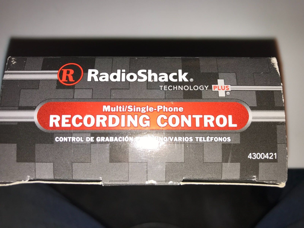 RadioShack Multi/Single Phone Recording Control (4300421)