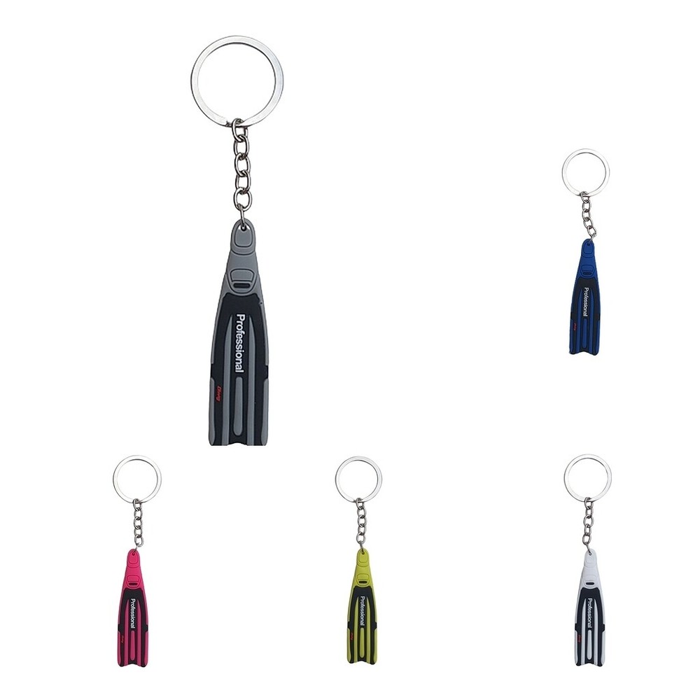 Scuba Diving Key Chain Holder Keyring Keychain Yellow