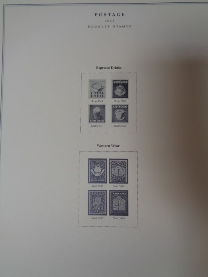 SCOTT National 2021 US Stamp album supplement # 89 NEW 100S021