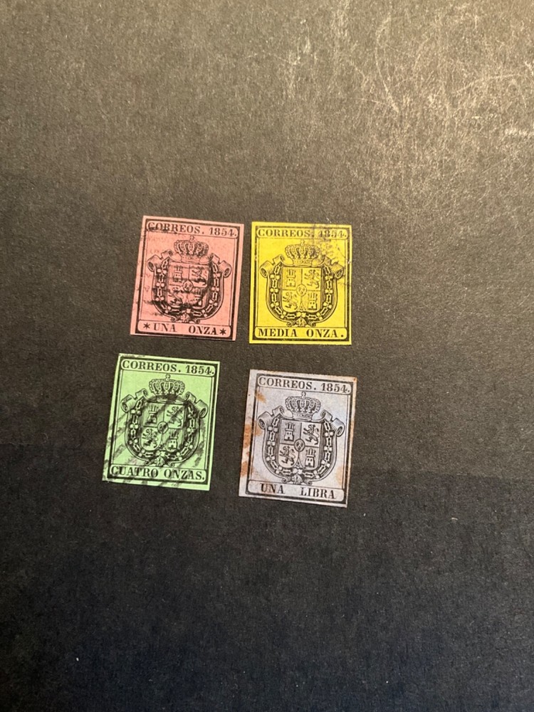 Spain Scott #01-4 used