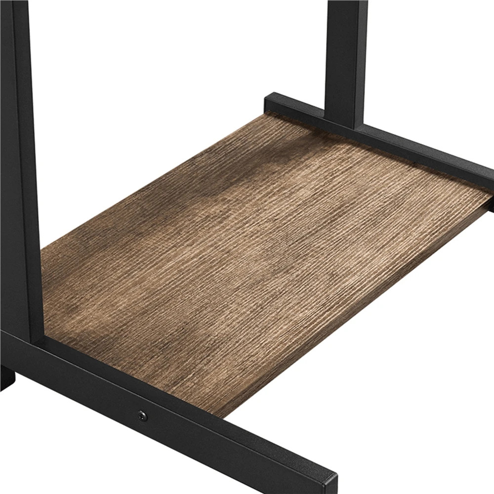 1PC Modern Portable Rolling Computer Desk Table With Drawer For Work Study