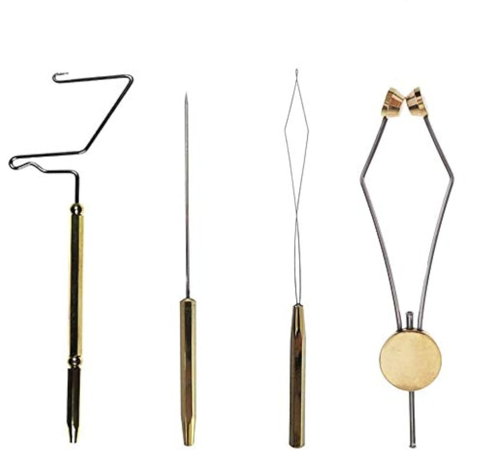 GREATFISHING 4pc Fly Tying Tools Combo Kit - Stainless