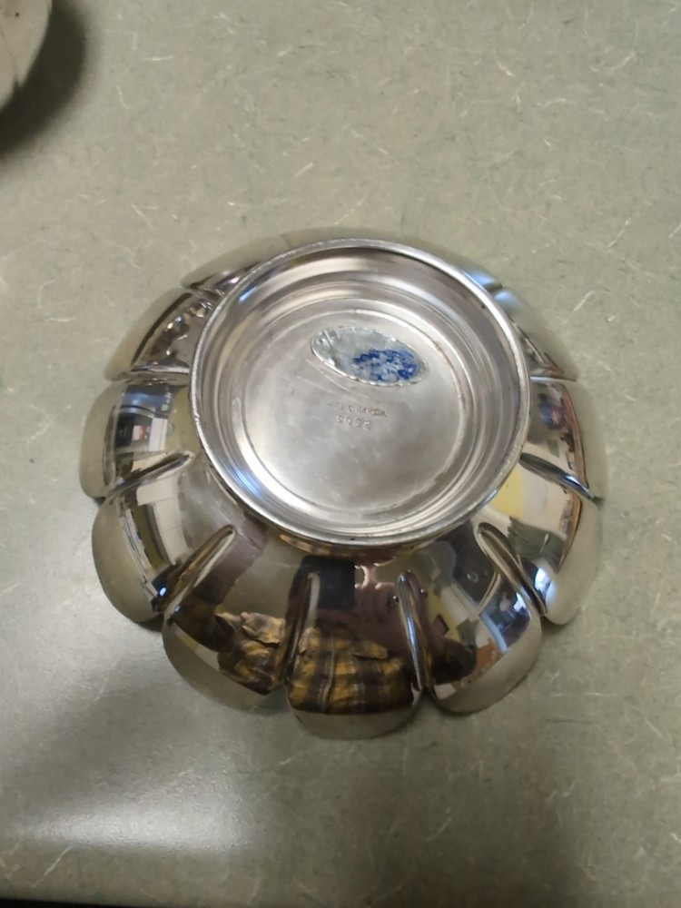 Vintage Reed & Barton 3002 Silver Plated 3 Pc. Flower Frog