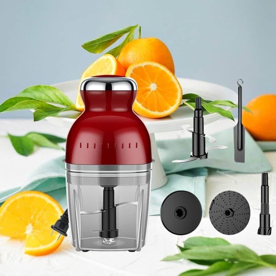 Variable Multifunction Food Processor, Red