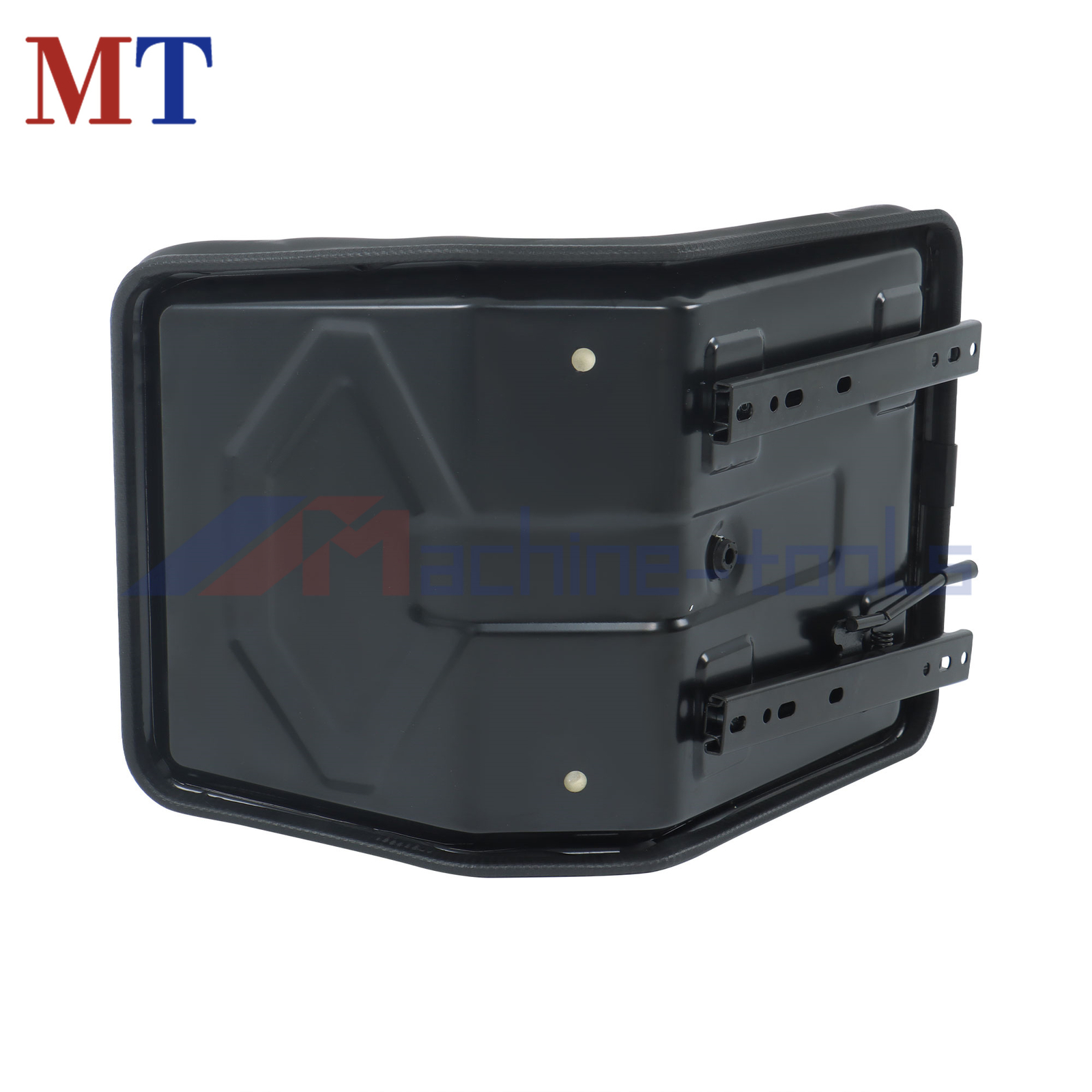 New Universal Lawn Tractor Seat Adjustable High Back Compact Mower Seat Black