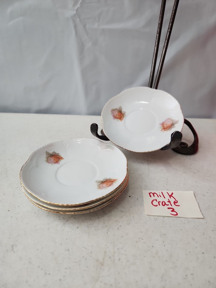 4 J B & W Germany Saucers