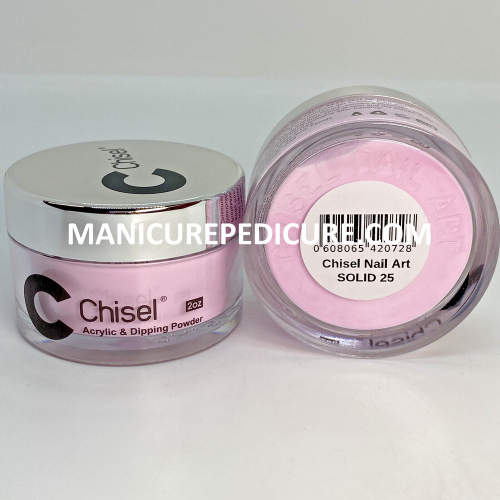 Chisel Nail Art 2 in 1 Acrylic & Dipping Powder 2 Oz - Solid 25