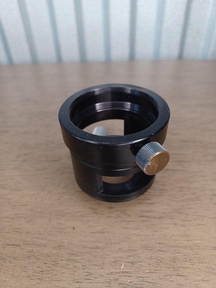 OEM Nikon MICROSCOPE CAMERA LENS ADAPTER Vjntage Black With Leather Case !