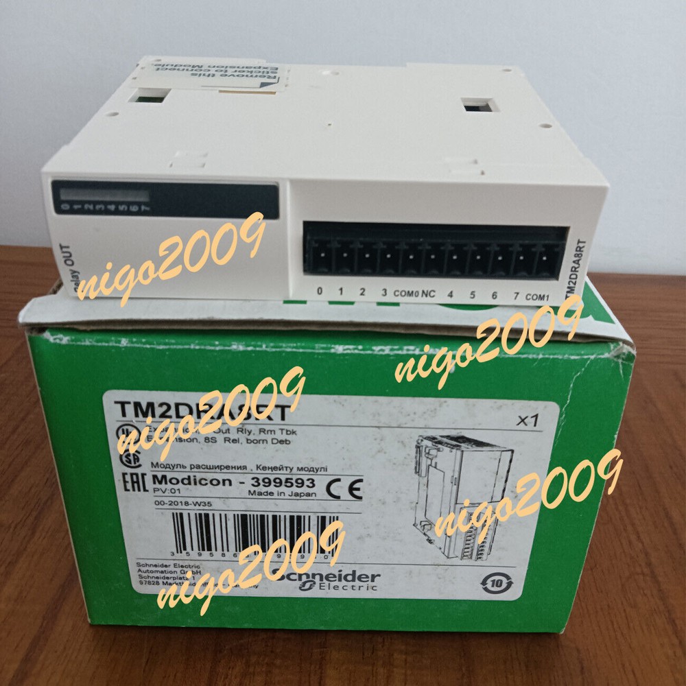 Original New in Box Modicon TM2DRA8RT PLC Expansion Module Digital Output Module