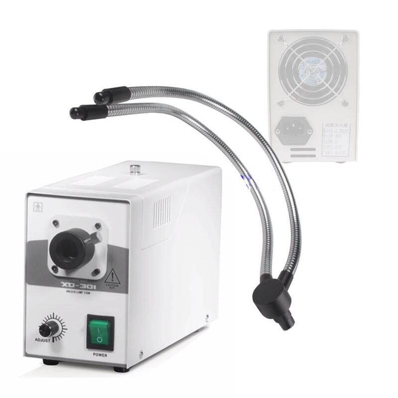 XD-301-150W Halogen Cold Light Source Fiber Optic Microscope Light Haloid Lamp