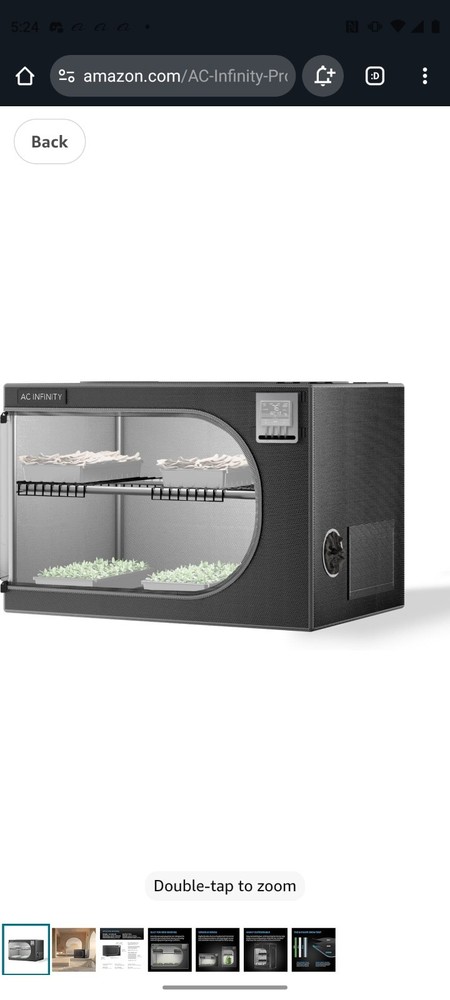 AC Infinity CLOUDLAB 422 Advance Grow Tent - Black