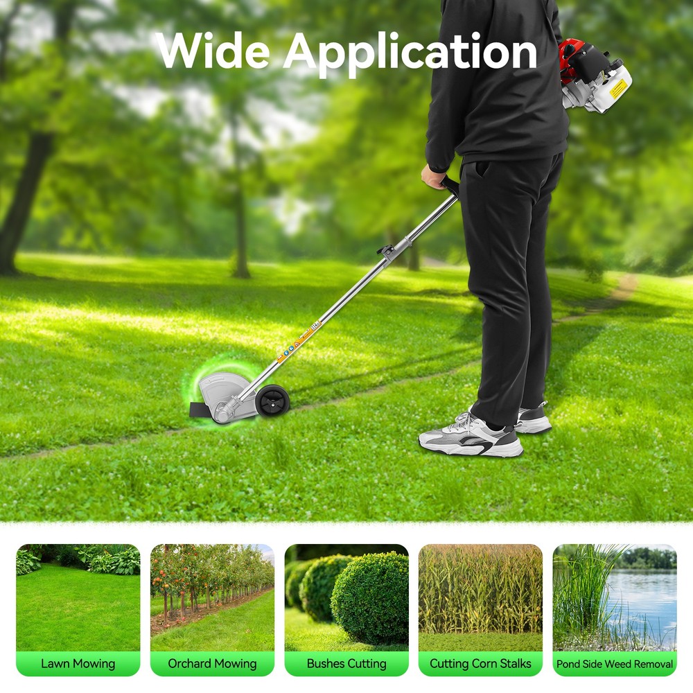43 CC 2 Stroke Weed Trimmer Lawn Wacker Eater Weed Grass Trimming Machine