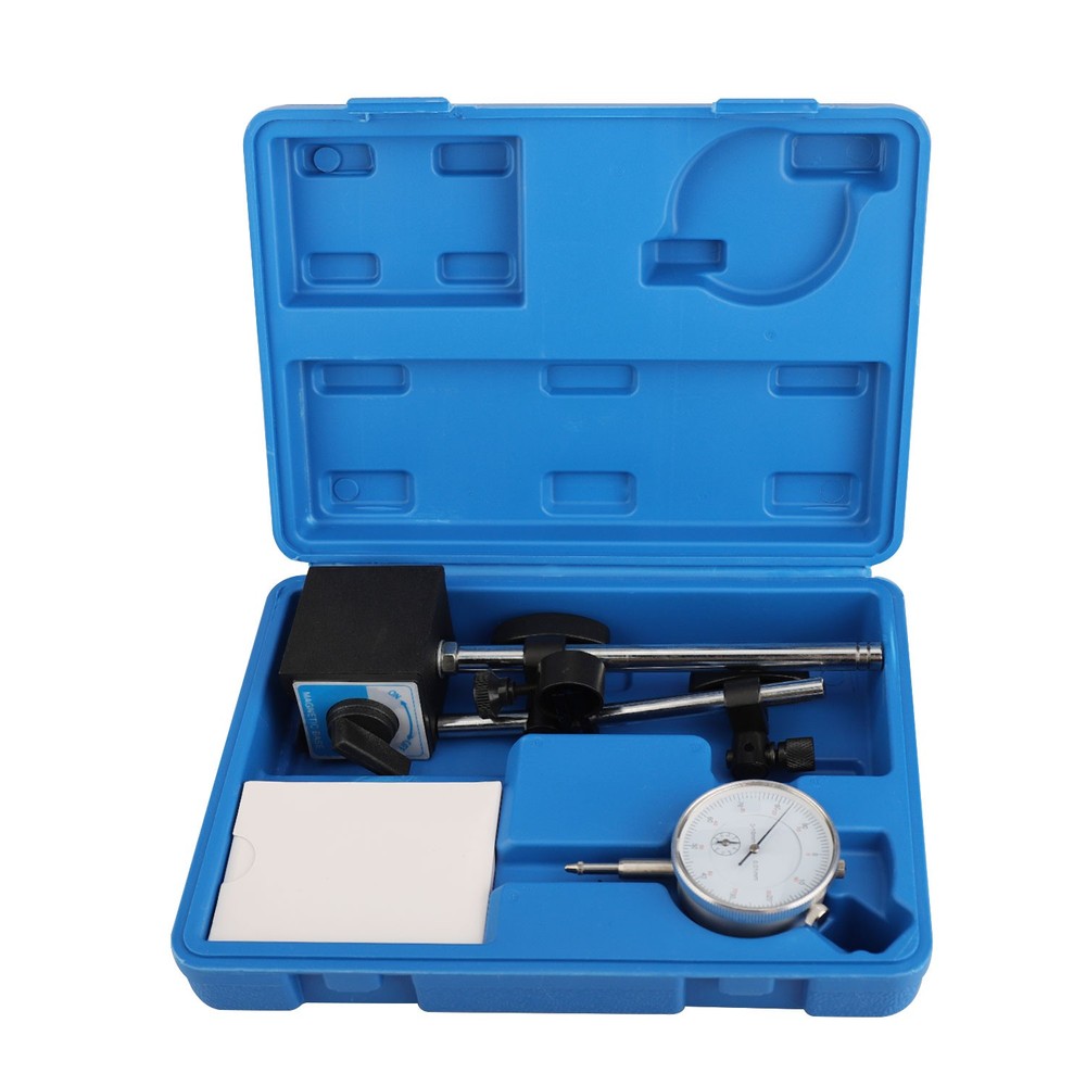 Dial Indicator with Magnetic Base 0.001"Precision Gauge Test Indicator Point Set
