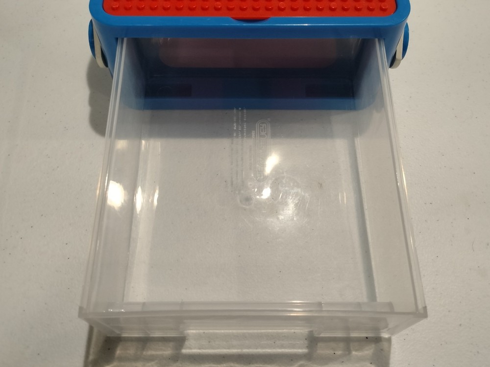 Retainer Lego Compatible Storage Container with Baseplate Top
