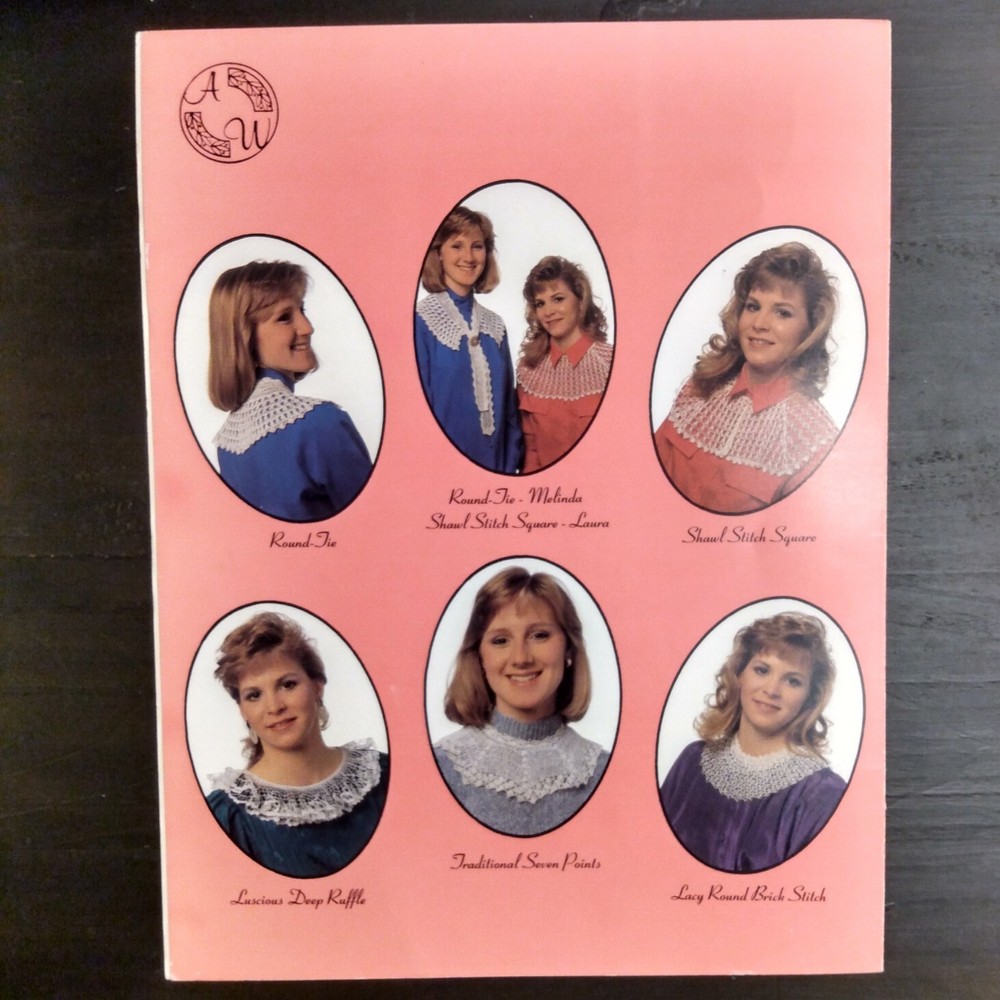 Three Crochet Leaflets/Booklets Of Thread Crochet Patterns For Collars