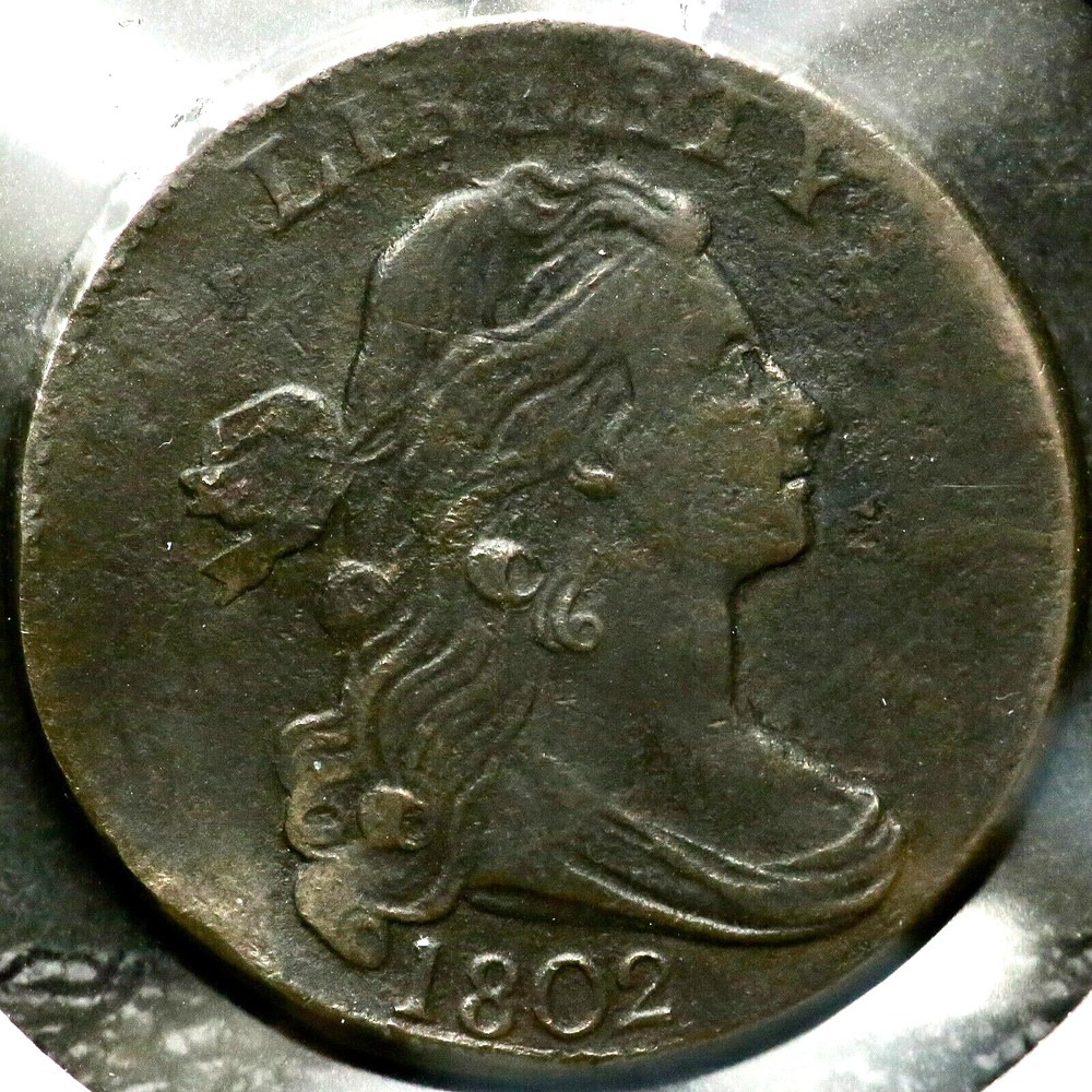 1802 Draped Bust Large One Cent  RC332
