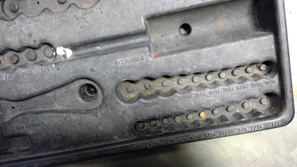 Plastic Ratchet Socket Set Organizer Metric/Standard Socket Holder