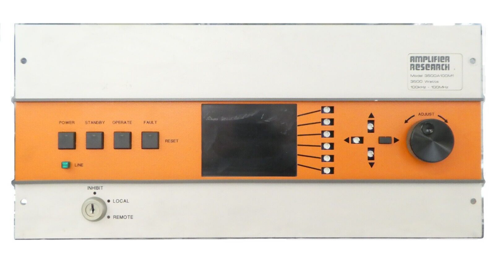 Amplifier Research Operator Interface Control Panel 3500A100M1 3500A Surplus