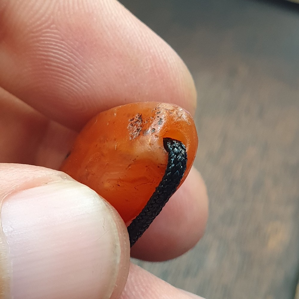 Ancient Antique Carnelian Middle eastern African AGATE Bead