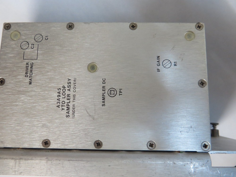 YTO loop assembly, sampler, phase detector for 8672A Signal Generator