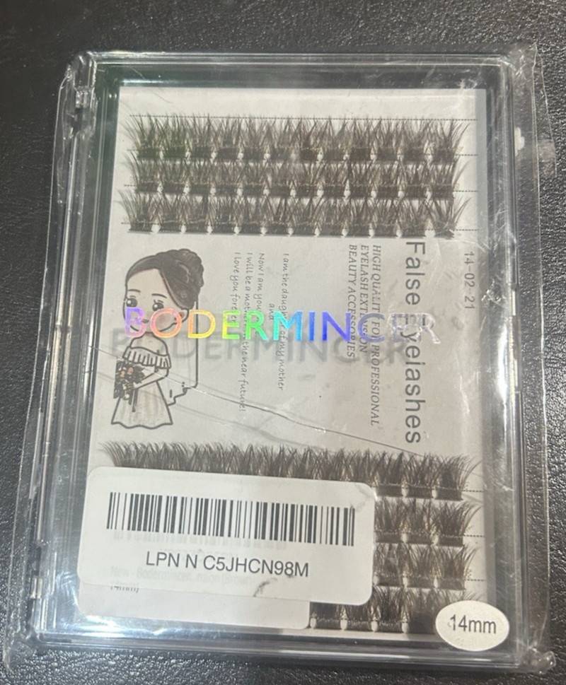 Boderminger False Eyelashes 14mm