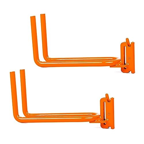 2-Pack E-Track Heavy Duty Shovel/Tool Hanger, E Track Hooks for Tools, 2 Pack