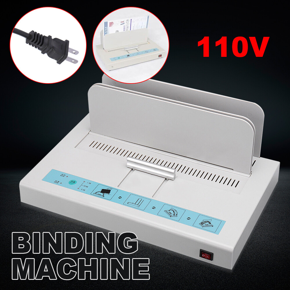 110V Perfect Binding Machine Universal Electric Book Automatic Binder USA