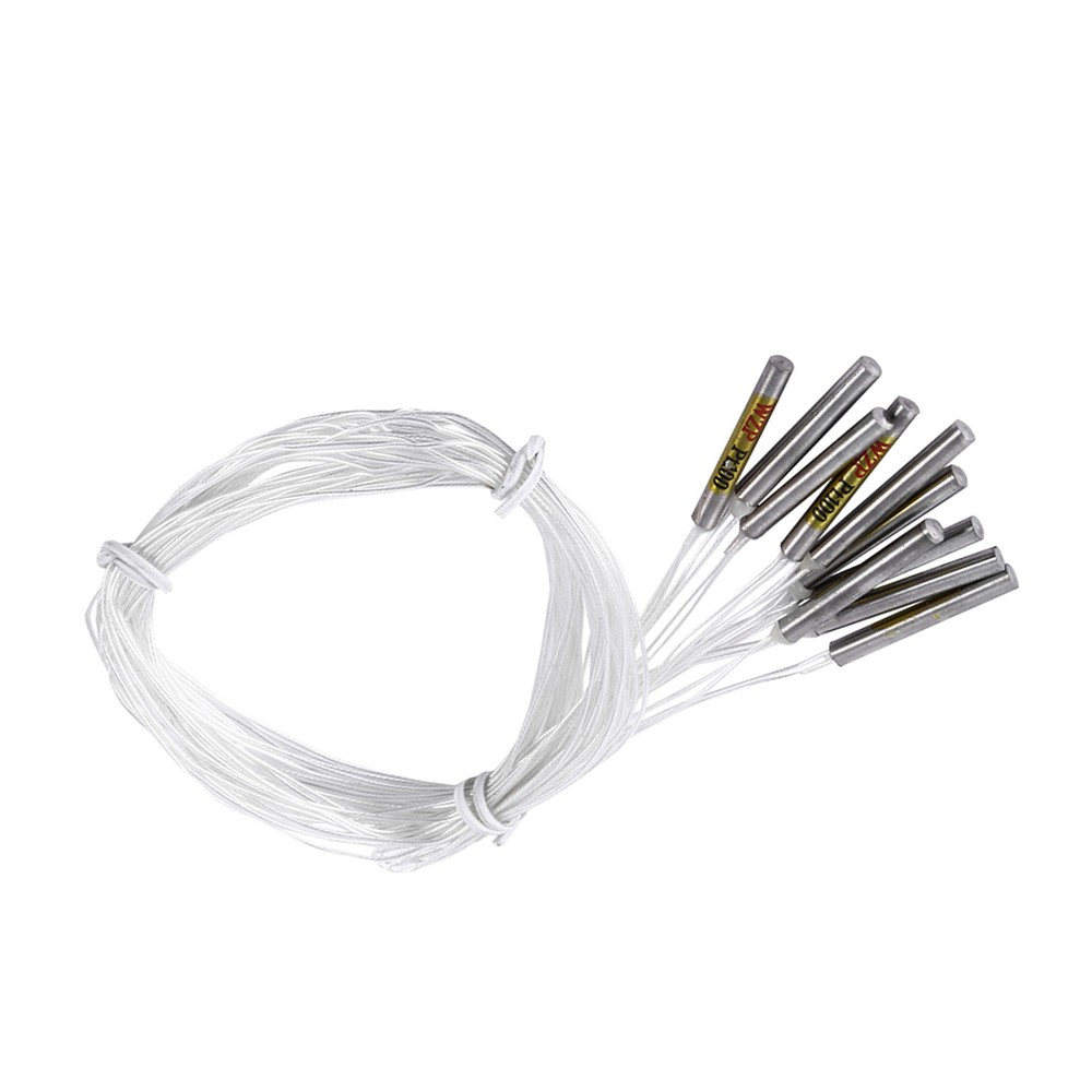 10pcs PT100 Waterproof Sensor Probe For Temperature Controller 4x30mmx50cm Probe
