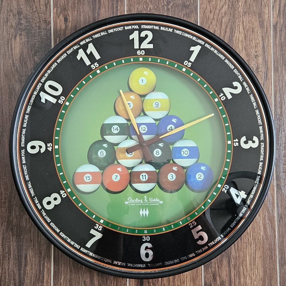 Pool Table Clock