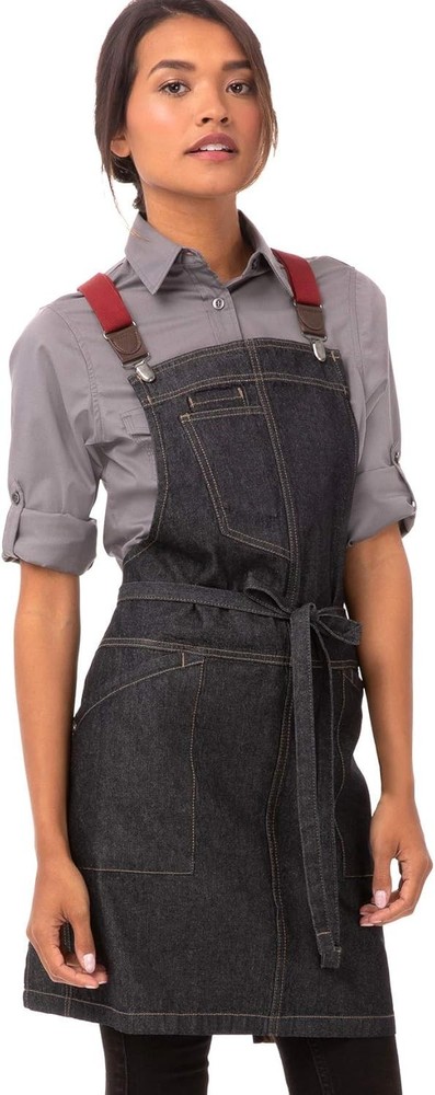 Unisex Berkeley Short Bib Apron