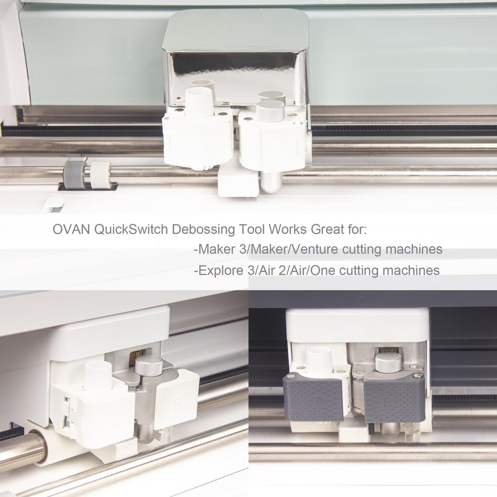 Engraving Tip + Scoring Tip + Fine Debossing Tip + QuickSwitch Housing for Cr...