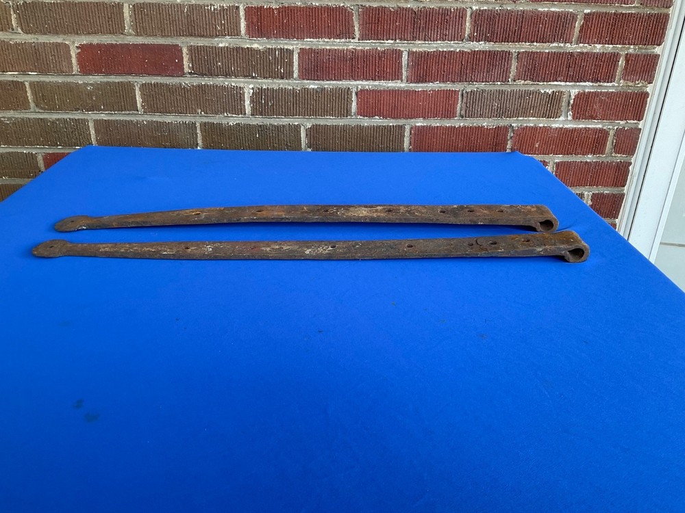 Antique Iron STRAP HINGES 25 1/2" long