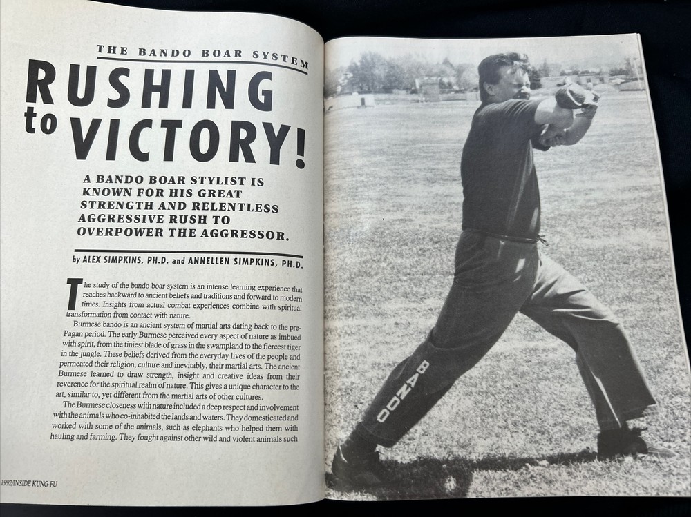 Inside Kung-Fu Magazine November, 1992