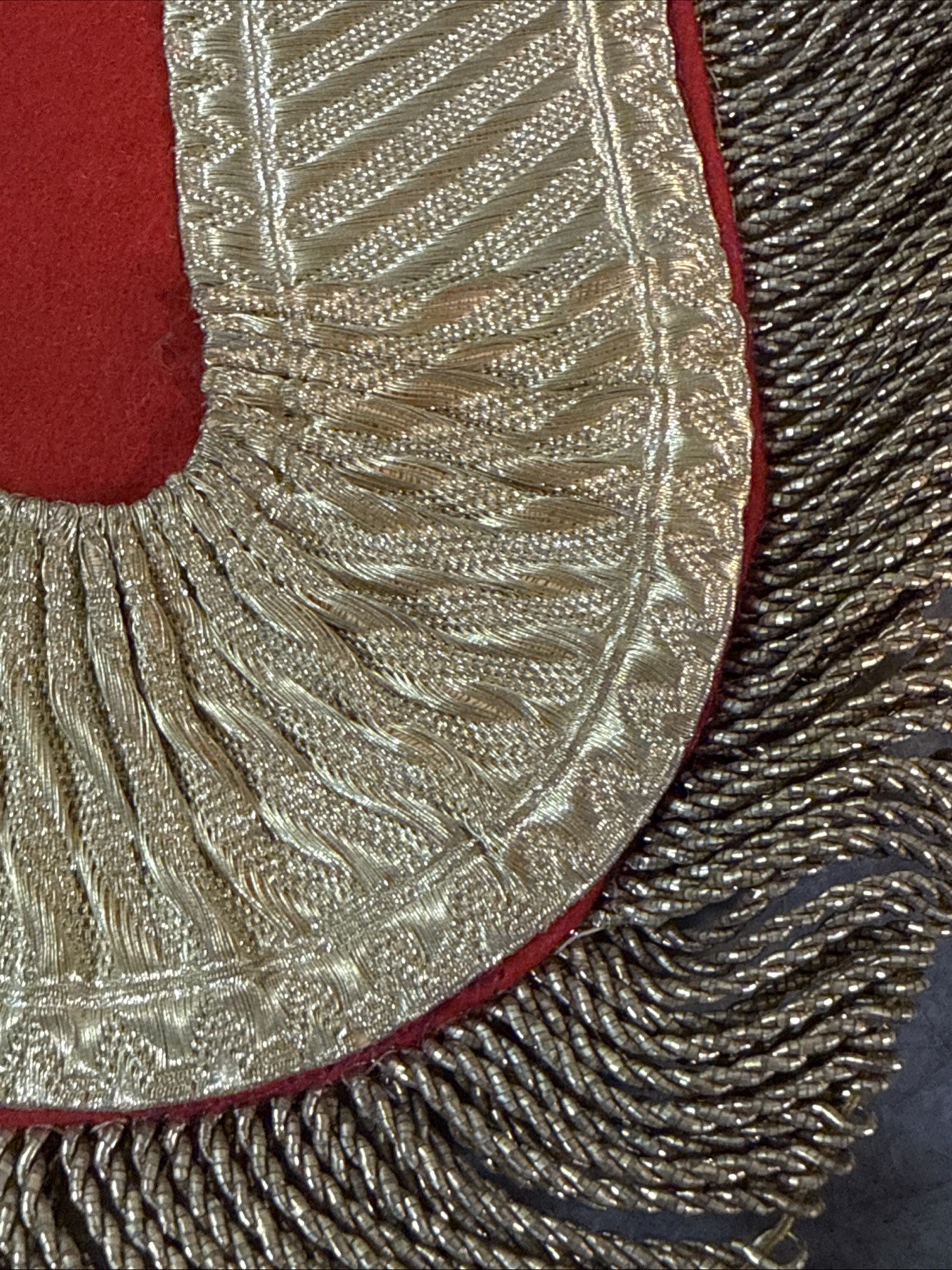 French Napoleonic Officer’s Sabretache Dispatch Case 5th Hussar Regiment Mounted