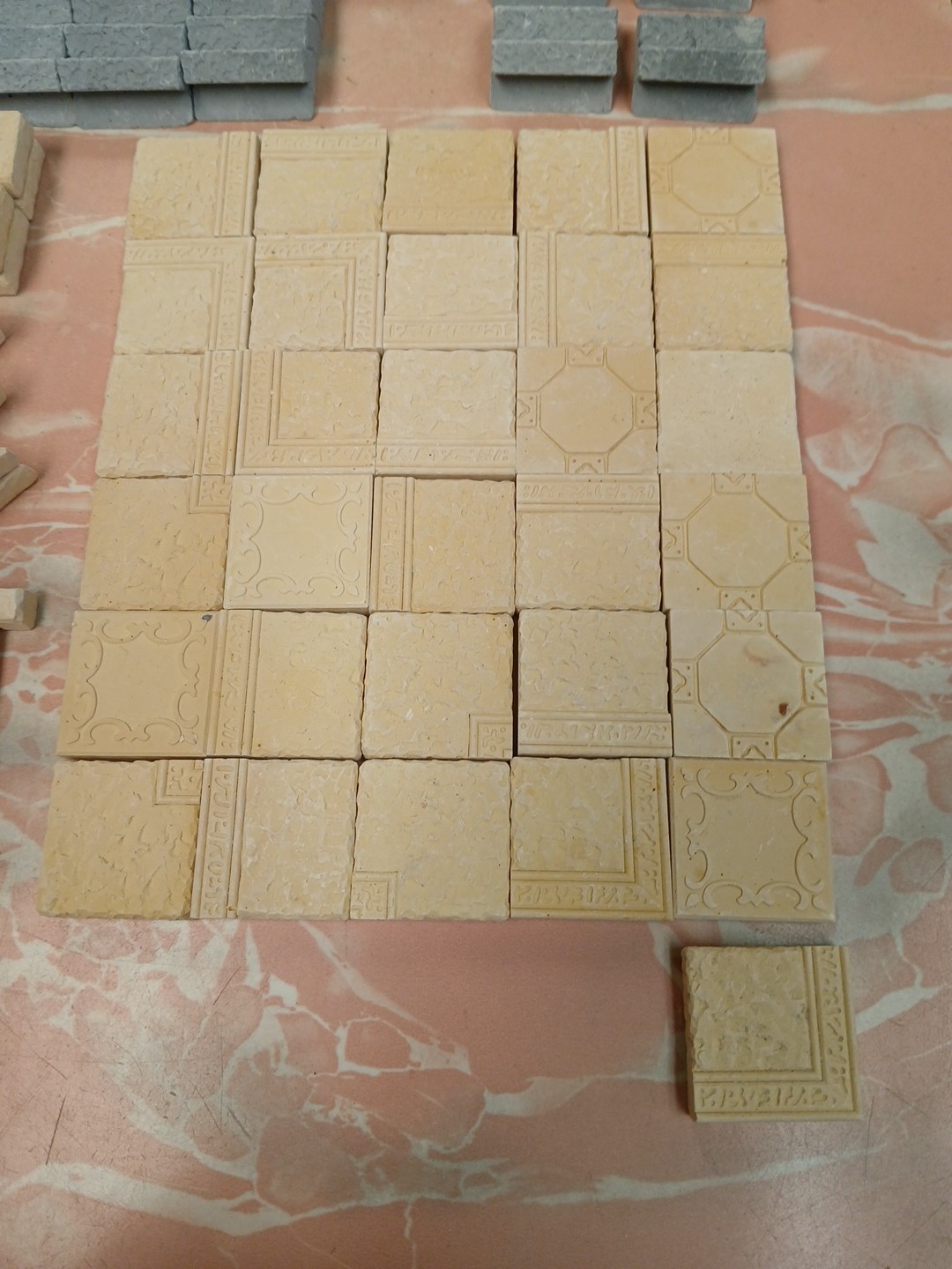 Dungeons & Dragons RPG tabletop miniature terrain lot, used