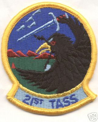 80'S 21st  TAC AIR SUPPORT SQUADRON patch