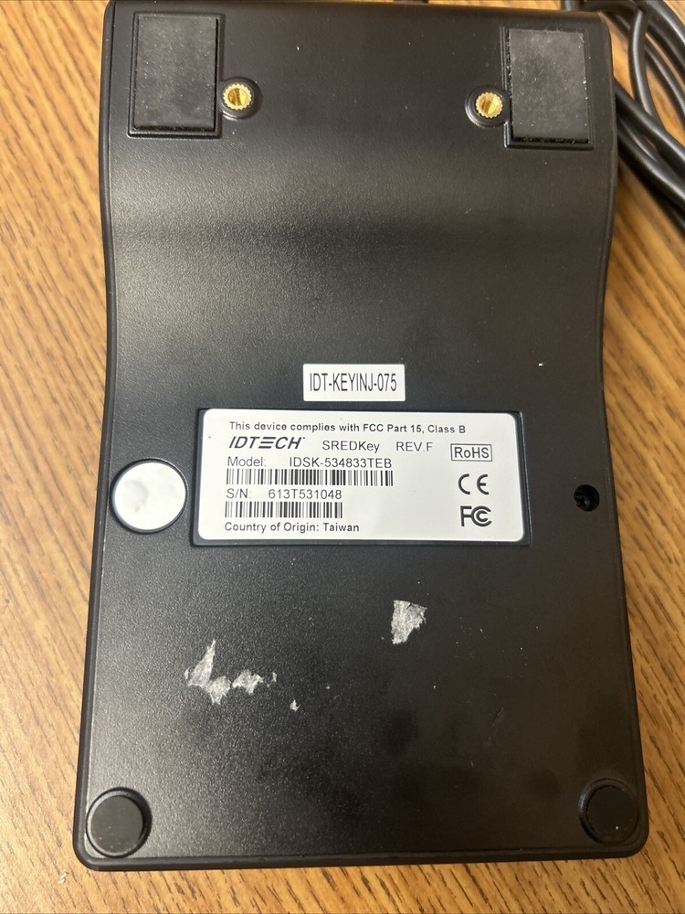 ID TECH SREDKey Key Pad + USB MagStripe Reader IDSK-534833TEB