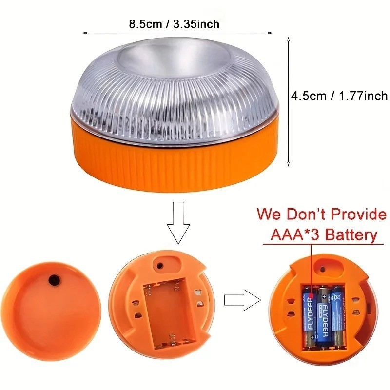 Car Emergency Beacon Light V16 Magnetic Induction Strobe Flashing