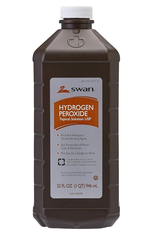 First Aid Hydrogen Peroxide 12 Pack 32 Fl Oz