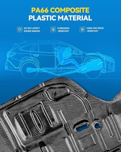 Engine Splash Shield Front Lower Engine Case Guard Under Car Shield Cover fit