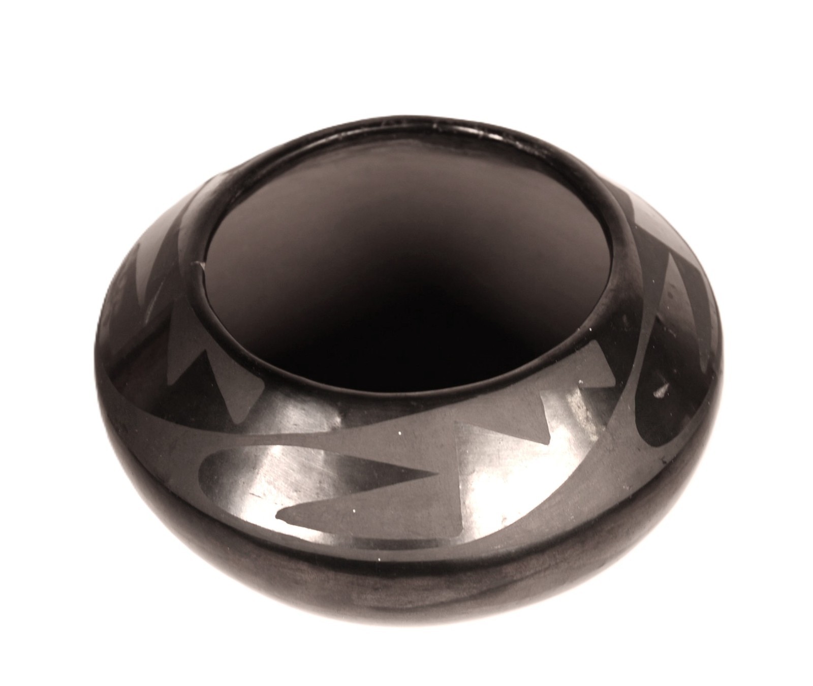 San Ildefonso Pueblo Black on Black Pottery By Maria Martinez ca. 1925 - 1943