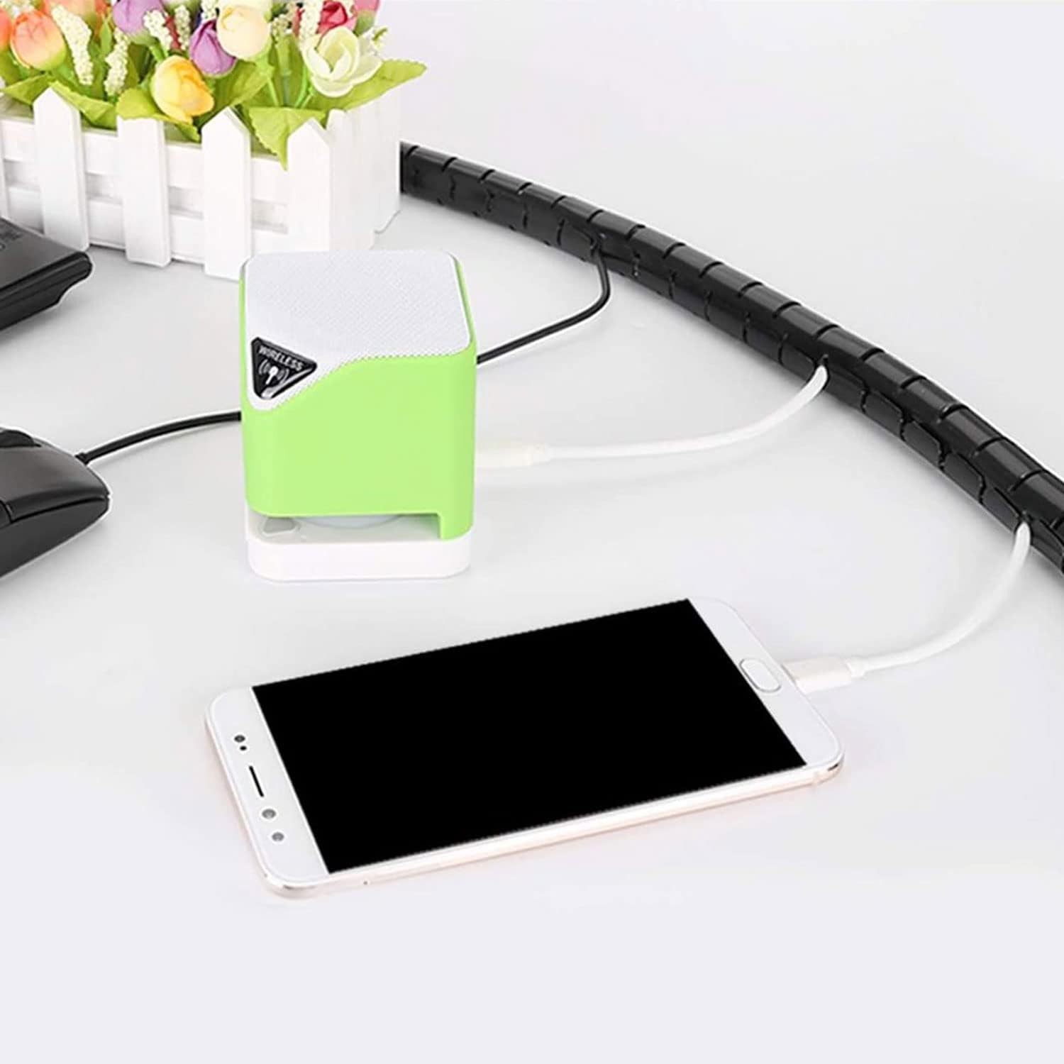 Spiral Cable Wrap - 20 Ft 1/2" Spiral Wire Wrap Cord Covers Bundle Sleeve Hose