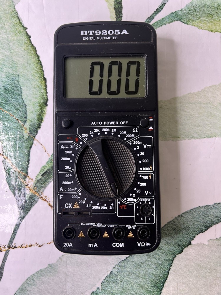 dt9205a digital multimeter