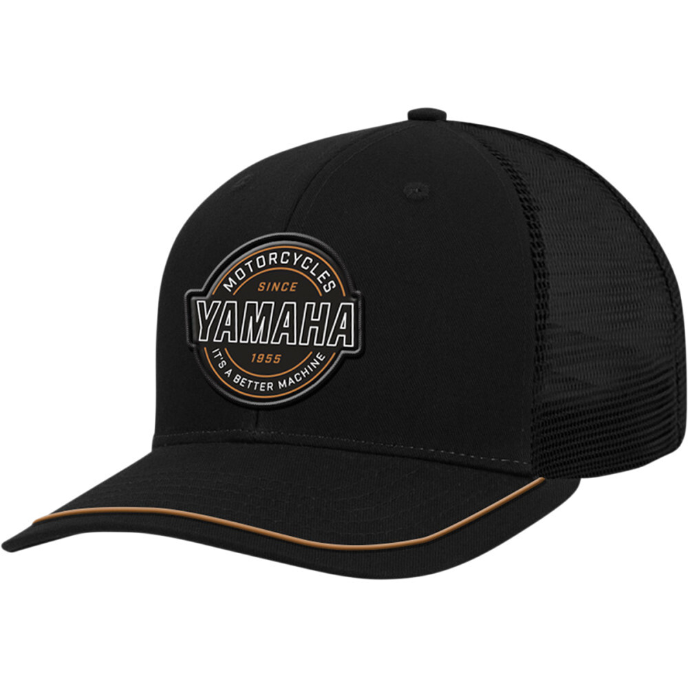 Yamaha Apparel Yamaha Motorcycle Patch Hat - Black