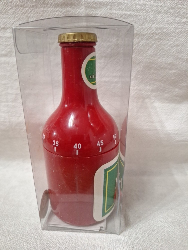 Mechanical Kitchen Timer Tomato Ketchup Design 60 Mins Duration Novelty Timer