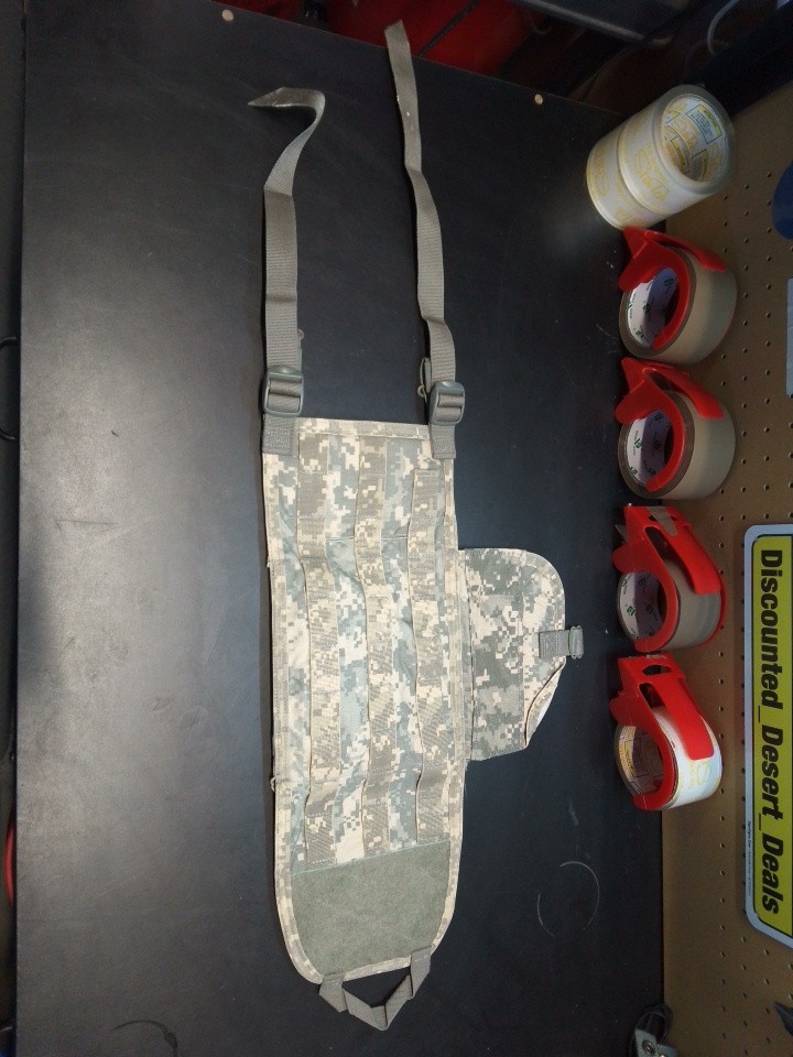IMPROVED OUTER TACTICAL VEST LEFT SIDE PLATE CARRIER. SIZE MEDIUM -LARGE NEW !