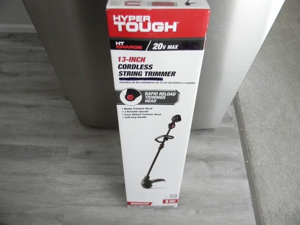 NEW Hyper Tough 20 Volt 13" Brushless String Trimmer 20V ( TOOL ONLY )