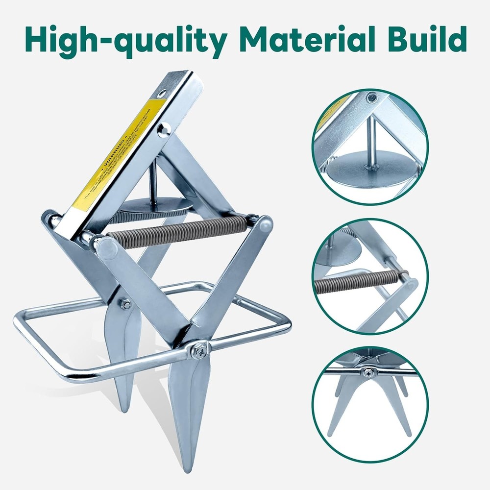 Versatile 2 Pack Mole Traps - Effective Scissor Design for Lawn Protection
